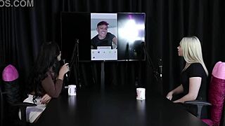 I love this position on all fours, and she said who would match on Tinder - Vivian Lola in sheer red.