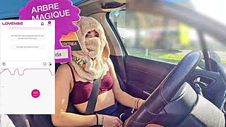 a friend films me driving while a fan controls my lovense vibrator remotely 😏