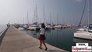 Cherry's uniform fuck with big dick! 😍