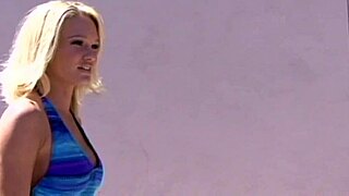 Blonde Babe Tyann Mason with Fake Tits Gets Cum-Coated Hard?