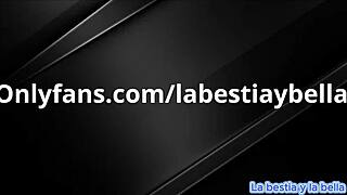 black-haired latina brunette pounded by stepfather in kitchen, cums in hair