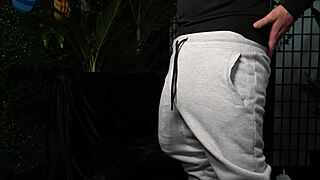 Huge white cock CUMS in condom until it EXPLODES and drinks piss vs world biggest cock.