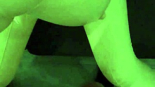 I'm sucking my blow up doll's cock so deep