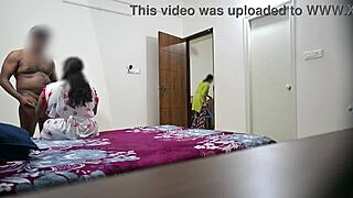 Maid caught banging with wife in shocking scene.