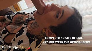 Sabrina Prezotte Savors 24cm Cock in Italy, Swallows Every Drop