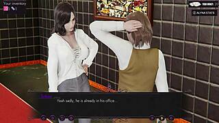 Alyna plays with a big black cock and gets creampied while pregnant