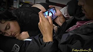 Learn Free Fire tricks while getting a gagging blowjob from best friend's fat tits girl. Don't finish too soon!