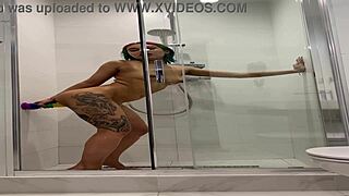 Naked Roxy Showers And Masturbates With Toys