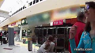 stunning czech babe seduced at hypermarket and banged pov! 🔥😍