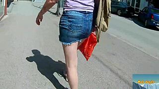 Suggestive flashing of pussy on bosnia streets by mala dvojka