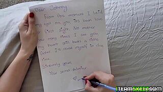 i'm horny babe kiara edwards worshiping my secret crush's girthy dick with my big tits and ass