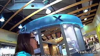 stunning czech babe seduced at hypermarket and banged pov! 🔥😍