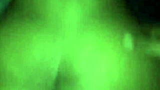 Big booty ebony college girl gets back shots