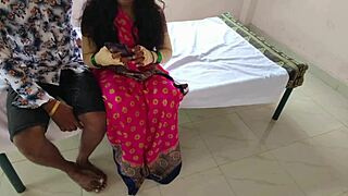 Lying On The Cot, Fucking The Maid In Cowgirl Position! She Rides And Orgasms!