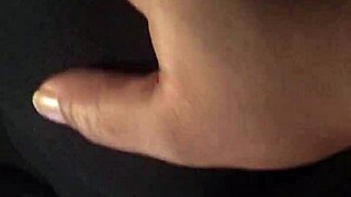 Ts babe gets sloppy oral from hooded dude in black