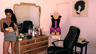 dude, hairdresser bangs me hard in roleplay quickie