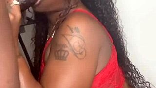 Stepbrother Gets Big Black Cock Sucked By Evil Eater Keisha Minaj Cumshot