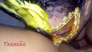 Sloppy blowjob on old latina with saggy tits?