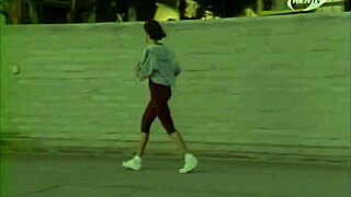 We might get caught, but I’m too horny to stop banging my girlfriend bent over. Every thrust feels so risky and wild.