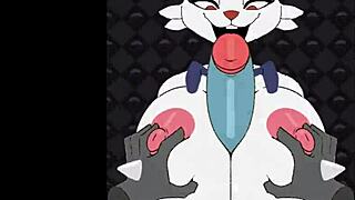 Female cinderace engages in beatbanger game action