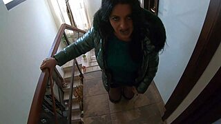 slutty mature goddess sucks huge cock to orgasm and swallows cum covered