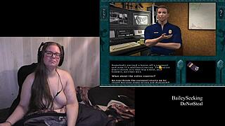 naked bbw plays through haunted carousel part 1