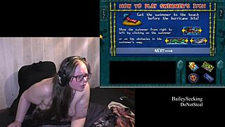 naked bbw plays through haunted carousel part 1