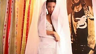 Little Lupe explores her wet pussy in POV fingering