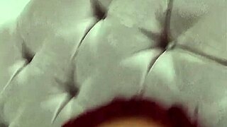 Curly Young Skinny Babe Gets Spanked by Strong Vibrator