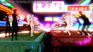 Hatsune Miku & Megurine Luka World End Dancehall With Big Tits!