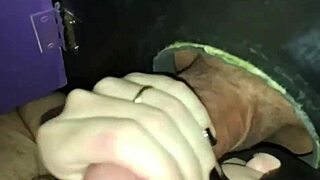 Real Married Couple Karina and Lucas Swing at Glory Hole Fun