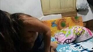 stepsister climbs my chest, removes panties, sucks penis, i suck vagina, intense orgasms.