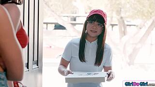 I have always wondered how my straight teen girlfriend's shaved pussy tastes