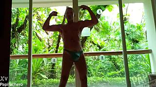 On vacation in cancun, brought thongs to play 😜