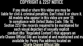 Charlee Chase Rubs Her Clit With Toy In Cunt