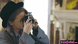 Tranny bride Korra Del Rio receives petite Lola Fae as wedding gift