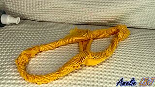 Watch Amelielbj's solo masturbation compilation leading to orgasm number 11