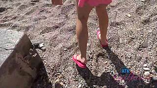 Cruising coast with cute Brianna Arson, getting public head?