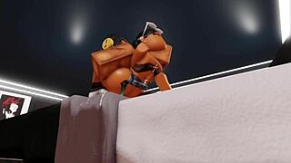 She lost the bet and had to handle four big black cocks.