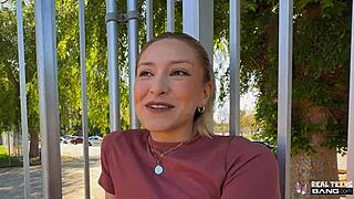 mads flores gets dicked down on a hike