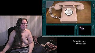 naked bbw plays through haunted carousel part 1