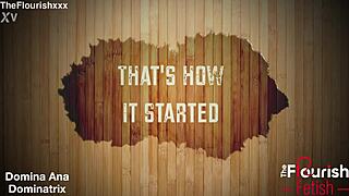 Domina Ana Tramples Her Subject In Erotic Latex BDSM!