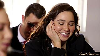 Teen beauty rides stepbrother's cock in forbidden cowgirl fantasy