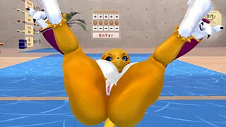 Does Renamon Stretch During Her NSFW Workout?