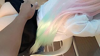 Big Ass College Girl Fucked in Doggy Style POV Cosplay