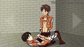 Intriguing animation of two guys fucking straight from the game