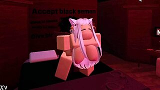 Whore Getting Railed Hard by BBC in Wild Roblox Fuckfest