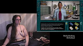 naked bbw plays through haunted carousel part 1