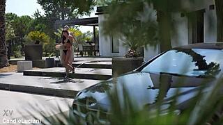 Mercedes Car Wash Featuring Sexy Brunette Models