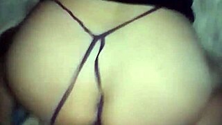 Pov Doggy With Open Blue Thong